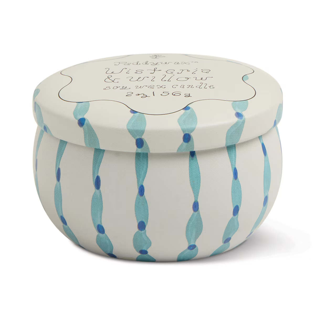 Paddywax Wisteria & Willow Tulip Printed Tin Candle 2oz (56g) | Minimax