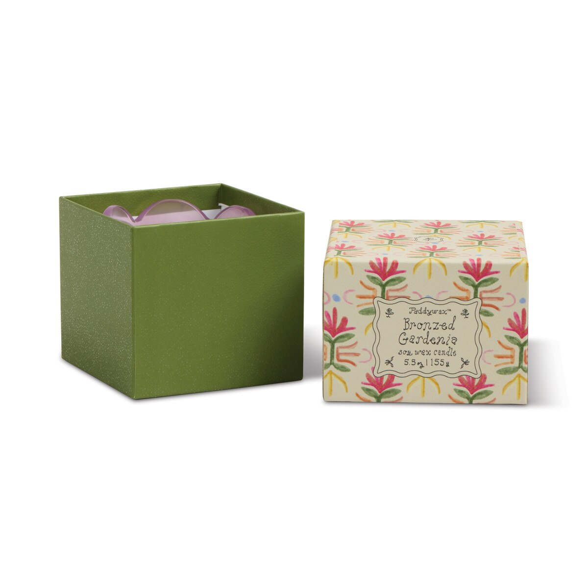 Paddywax Tulip Bronzed Gardenia Glass Candle 155g | Minimax