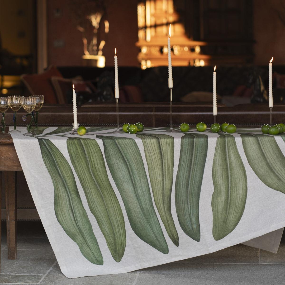 Tessitura Toscana Telerie Tamarindo Linen Tablecloth 170x270cm