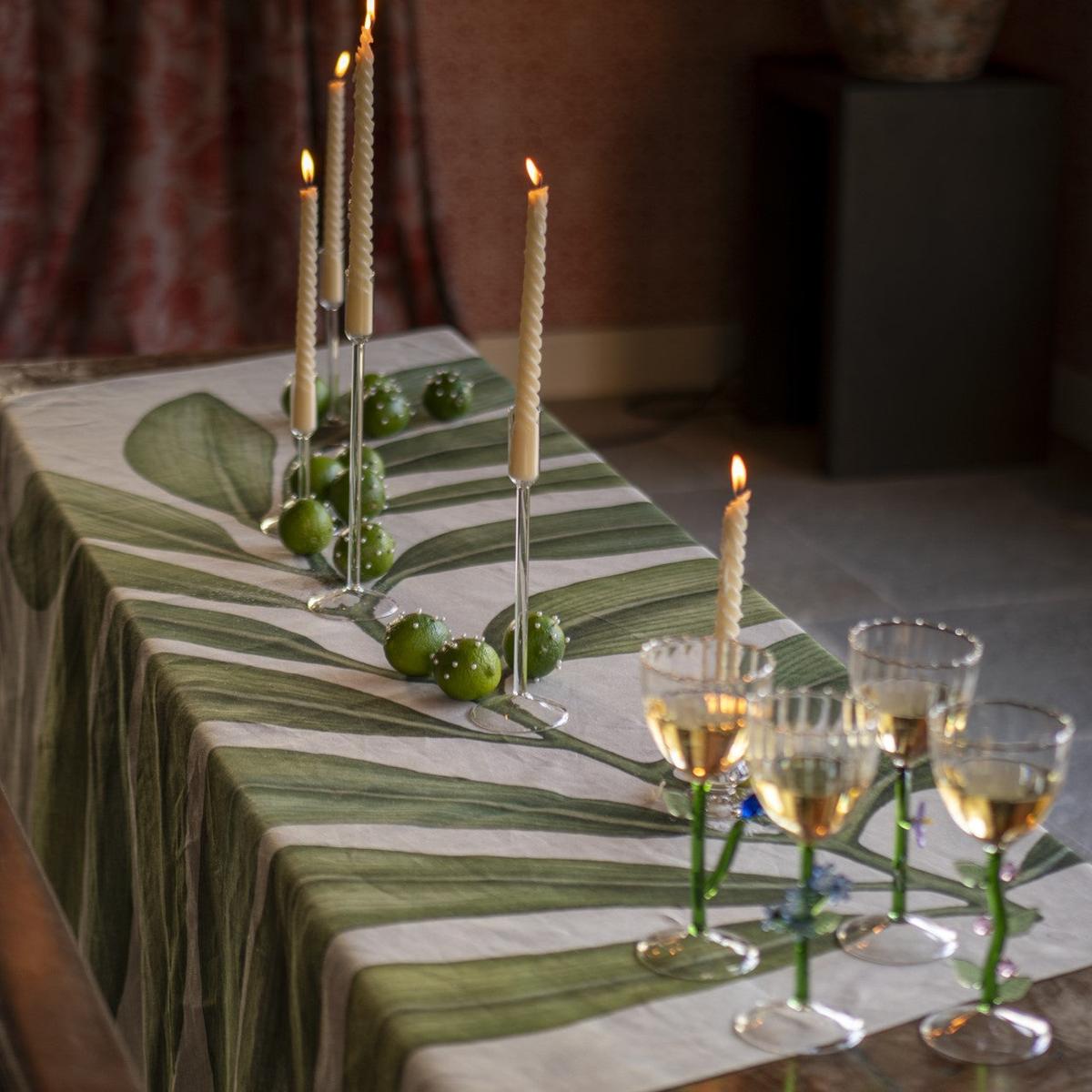 Tessitura Toscana Telerie Tamarindo Linen Tablecloth 170x270cm