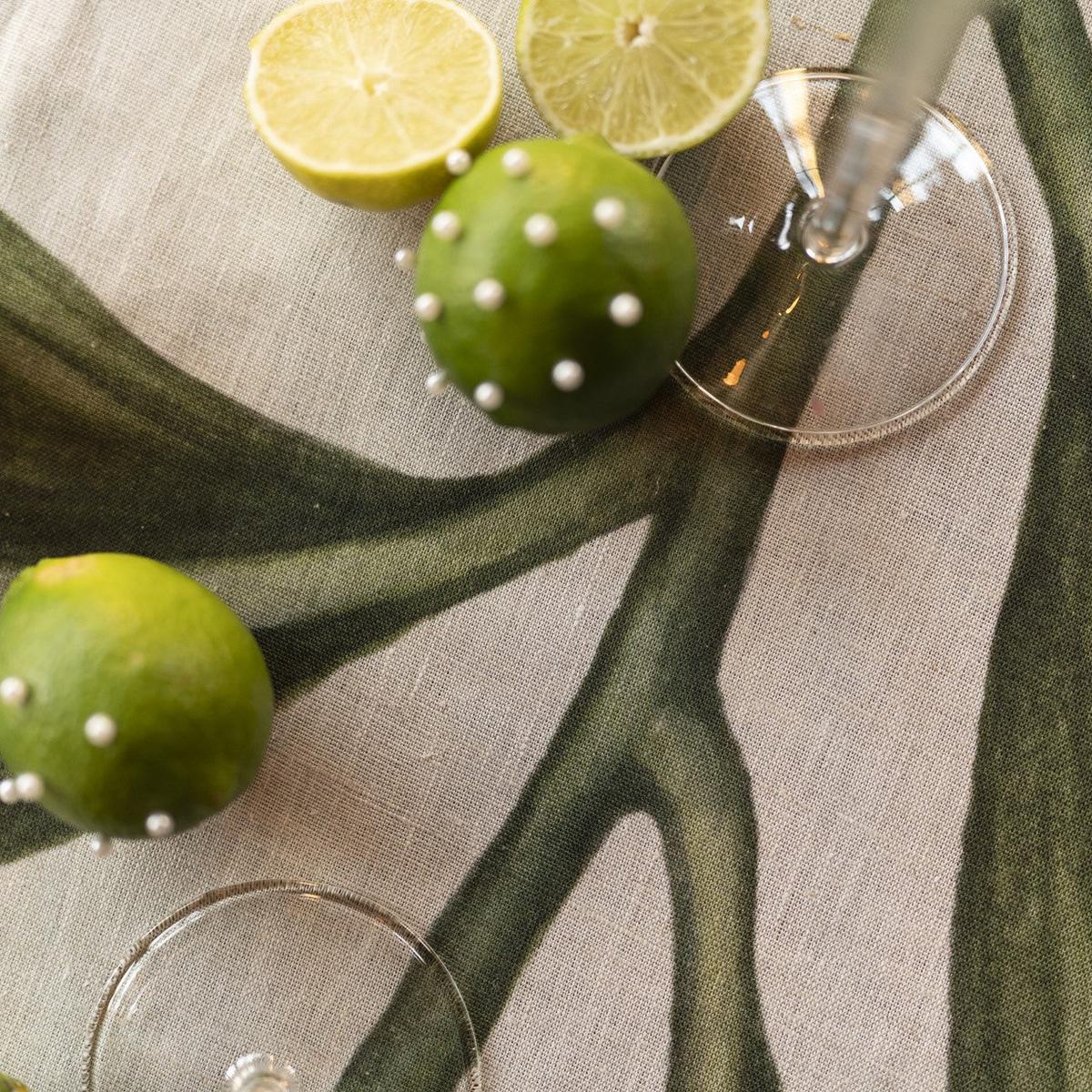 Tessitura Toscana Telerie Tamarindo Linen Tablecloth 170x270cm