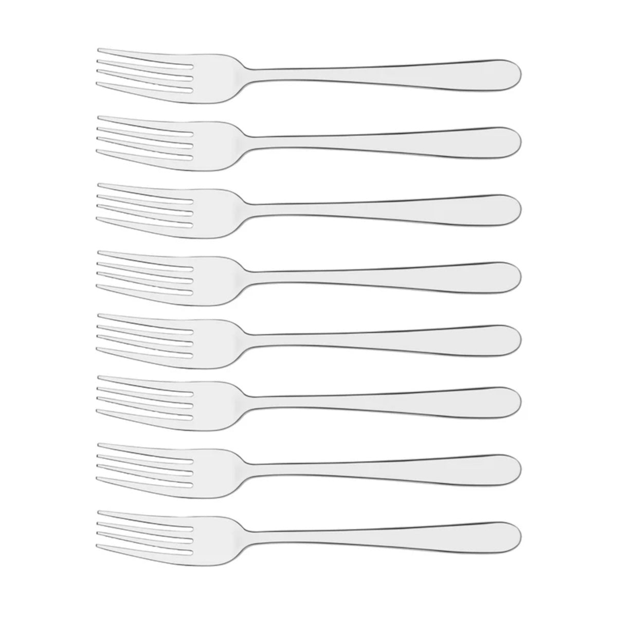 Tablekraft Luxor cutlery set 32 piece with polished stainless steel fork, knife, spoon, and teaspoon