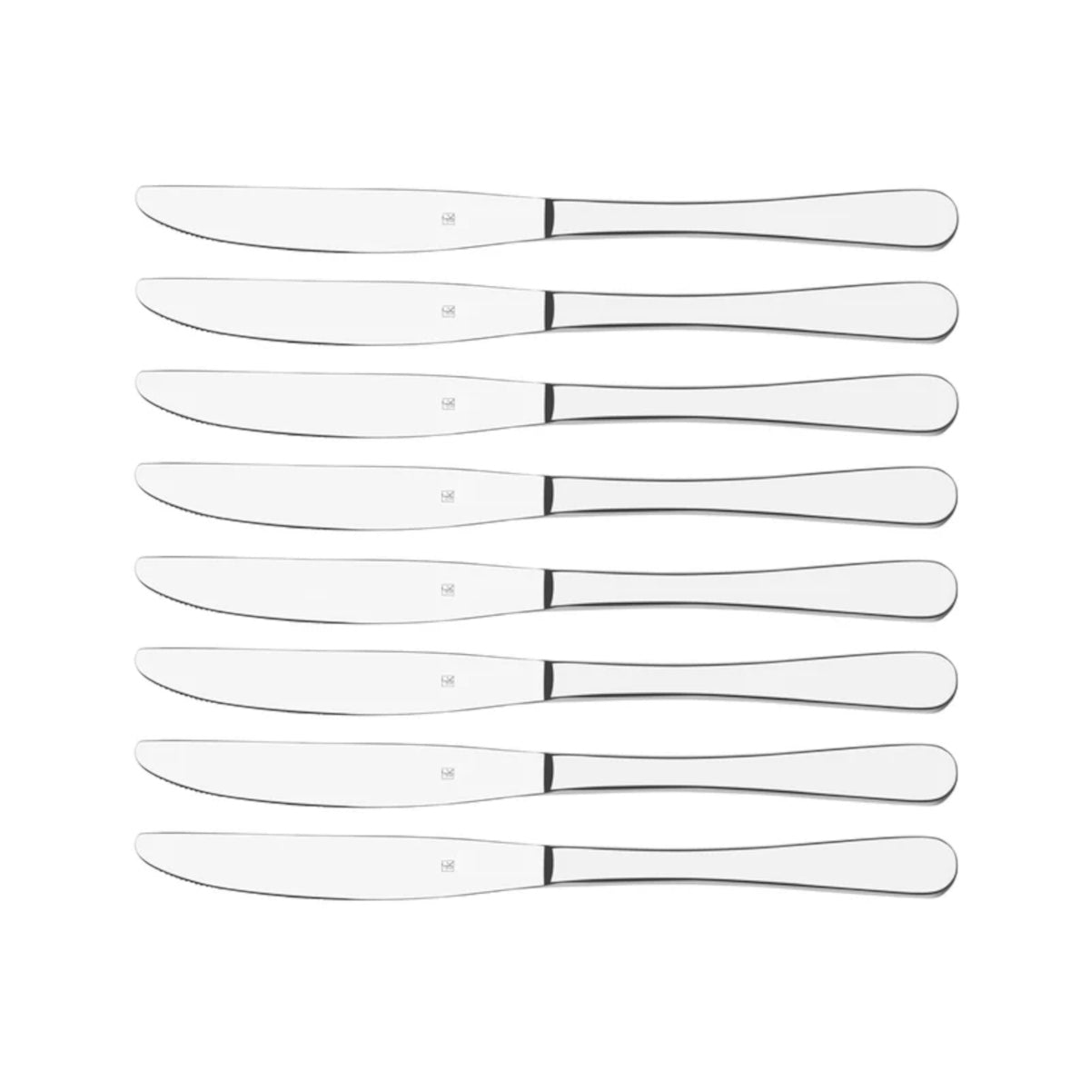 Tablekraft Luxor cutlery set 32 piece with polished stainless steel fork, knife, spoon, and teaspoon