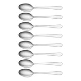Tablekraft Luxor cutlery set 32 piece with polished stainless steel fork, knife, spoon, and teaspoon