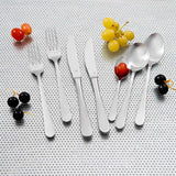 Tablekraft Luxor cutlery set 56 piece with polished stainless steel fork, knife, spoon, and teaspoon
