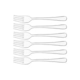 Tablekraft York cutlery set 32 piece with polished stainless steel fork, knife, spoon, and teaspoon