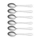 Tablekraft York cutlery set 32 piece with polished stainless steel fork, knife, spoon, and teaspoon