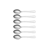 Tablekraft York cutlery set 32 piece with polished stainless steel fork, knife, spoon, and teaspoon