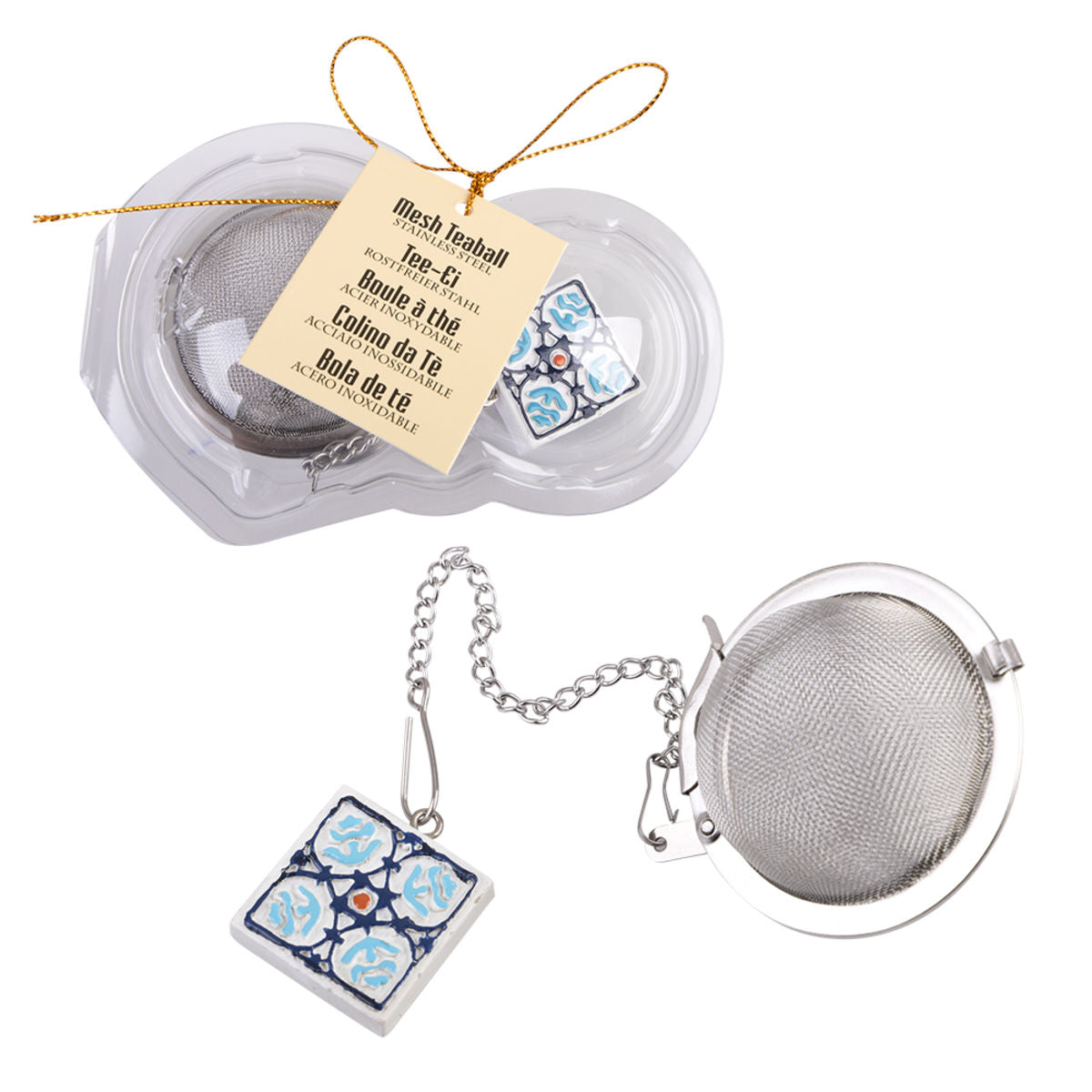Teaology Mesh Teaball Infuser with Novelty Decorations | Minimax