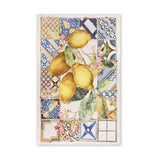 Tessitura Toscana Telerie Azulejos Limone Tea Towel 50cm x 70cm | Minimax