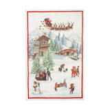 Tessitura Toscana Telerie Incanto Christmas Tea Towel Red 50x70 | Minimax