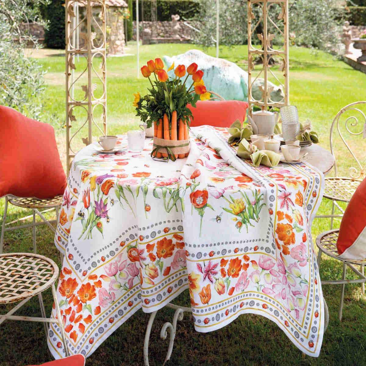 Tessitura Toscana Telerie Tuli Tablecloth 170cm x 270cm | Minimax