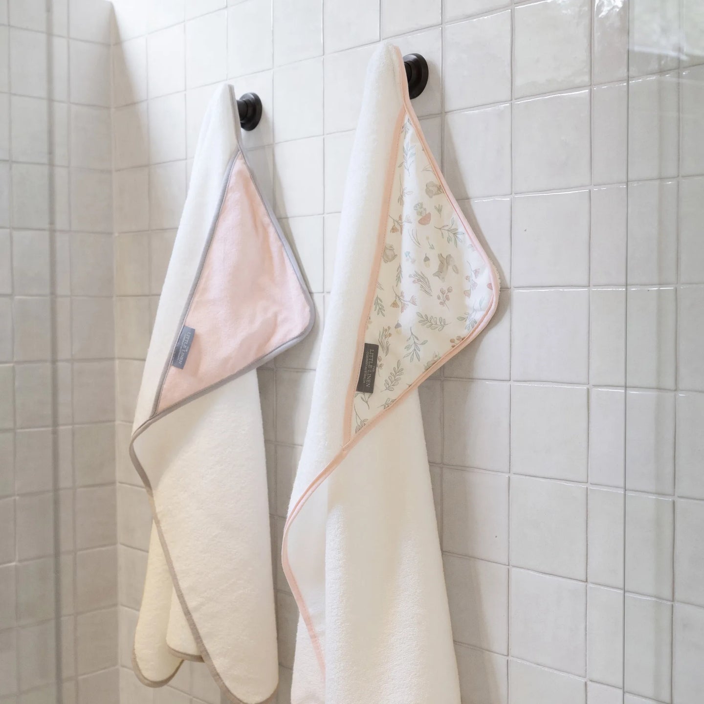 The Little Linen Harvest Bunny Hooded Towels Pack of 2