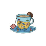 The Nonsense Maker Beach Teacup Magnet | Minimax