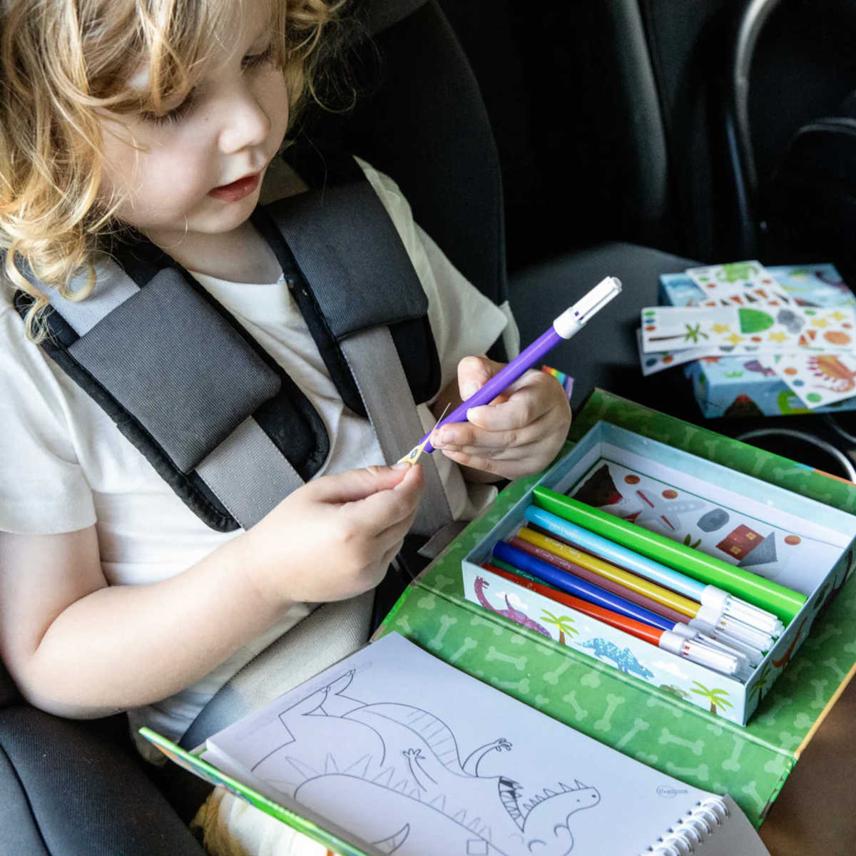 Tiger Tribe Dinosaur Colouring Set | Minimax