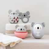 Tiger Tribe Roly Poly Koala baby toy wobble toy with rounded base cute koala design