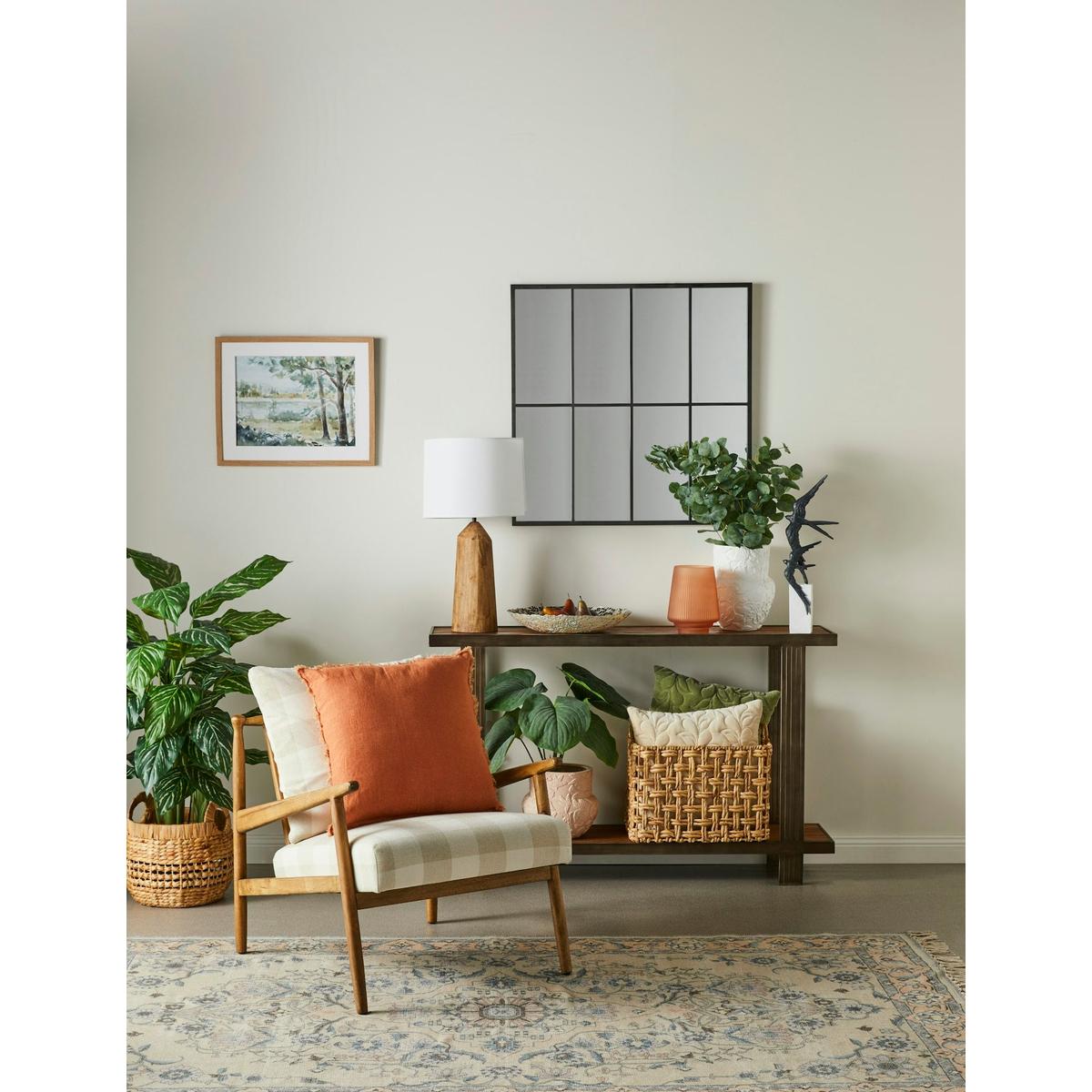 Amalfi Wyoming Table Lamp Natural & Grey 38x38x61cm