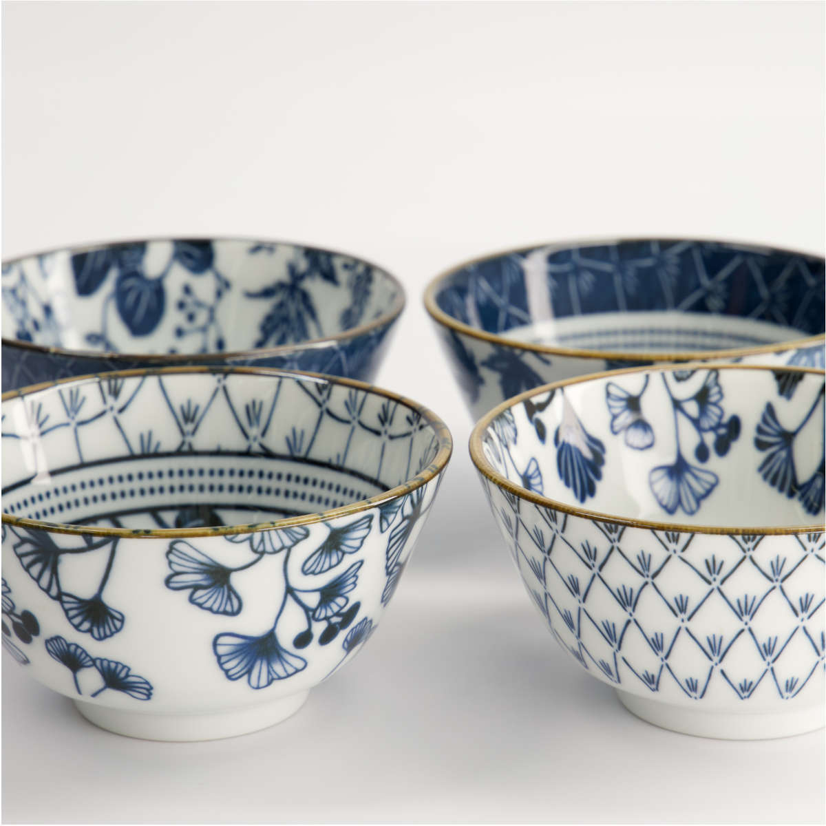 Tokyo Design Flora Japonica Rice Bowl Set 12cm (4 Piece)