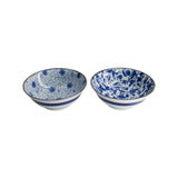 Tokyo Design Haru Bowl Set Blue 19cm (2 Piece) – Set of 2 bowls with intricate blue floral designs