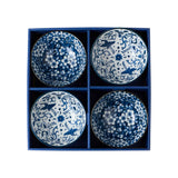 Tokyo Design Tokyo Blue Sakura Bowl Set Blue 15cm – four bowls displayed in gift box