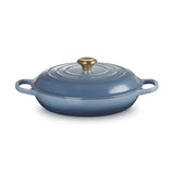 Le Creuset Signature Cast Iron Shallow Casserole Chambray 30cm (3.5L)