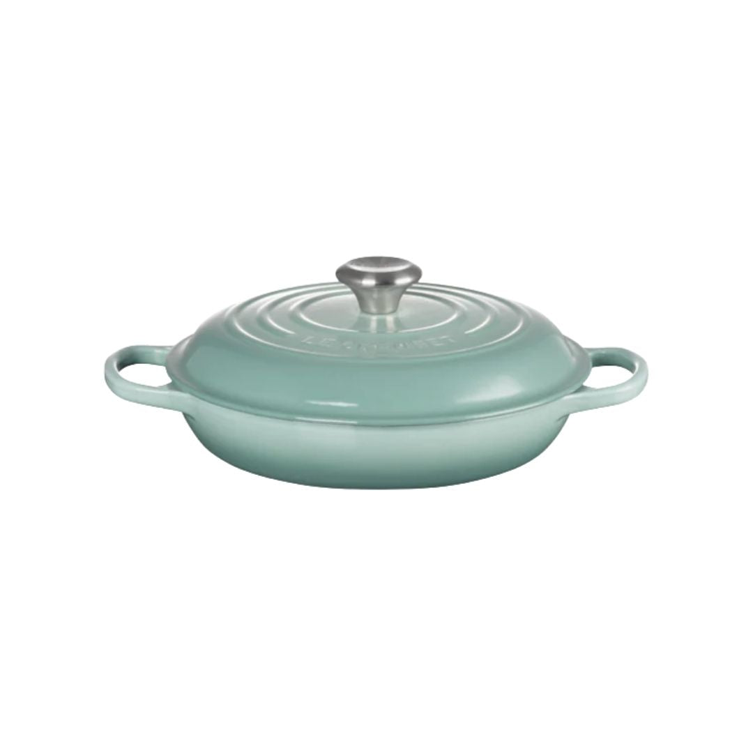 Le Creuset Signature Shallow Casserole Sage 26cm