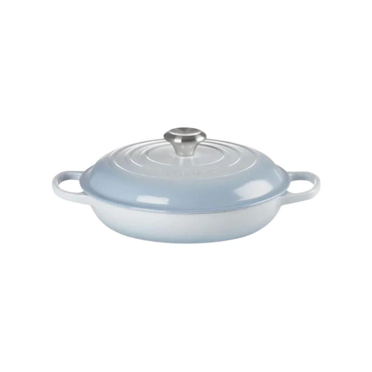 Le Creuset Signature Shallow Casserole Coastal Blue 26cm