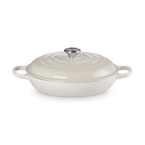 Le Creuset Signature Shallow Casserole Meringue 30cm (3.5L)