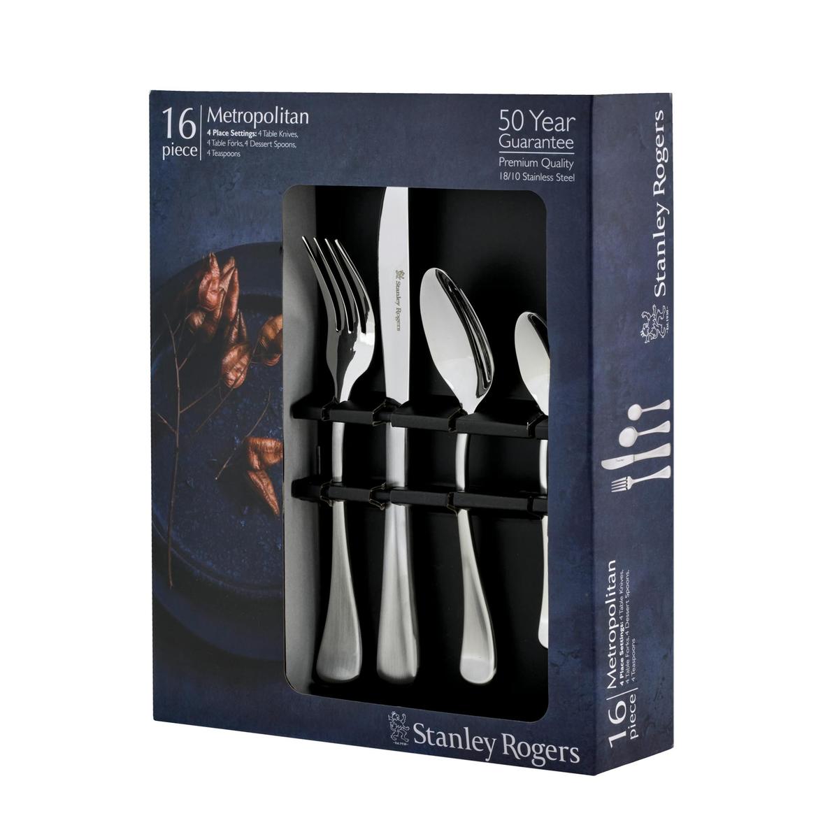 Stanley Rogers Metropolitan 18/10 16 Pieces Cutlery Set
