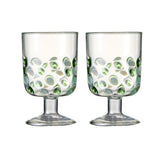 Casero Dapple Wine Glass Green 350ml (Set of 2) | Minimax