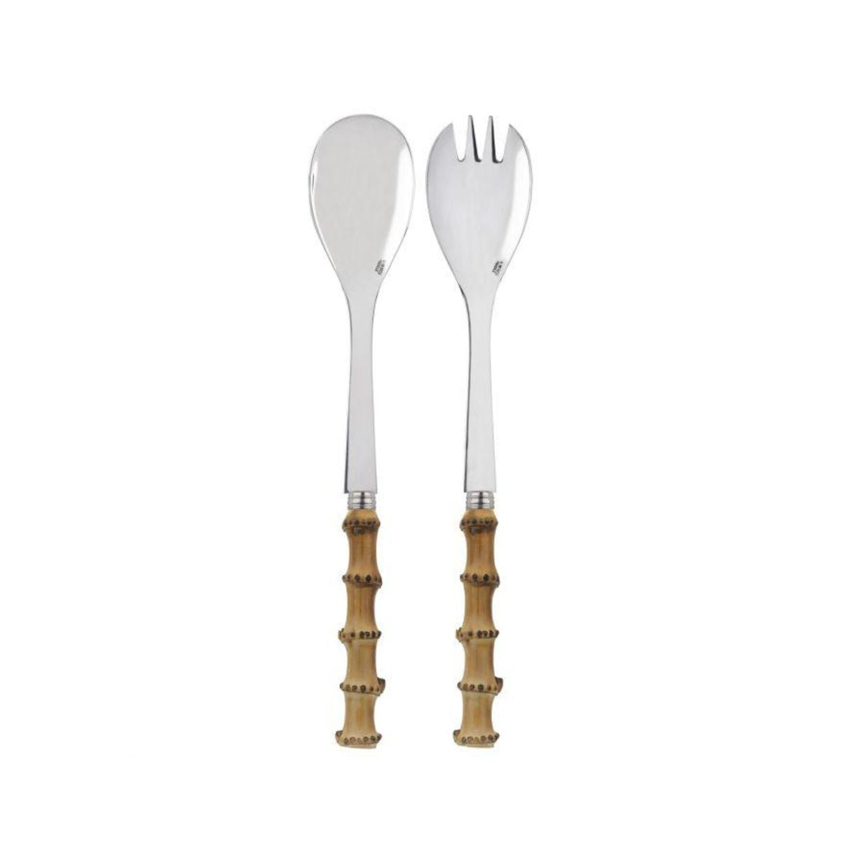 Sabre Panda Salad Server Light Bamboo 2 Piece Set | Minimax