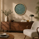 Clock Obsession Wallace Wood Clock Green 41cm