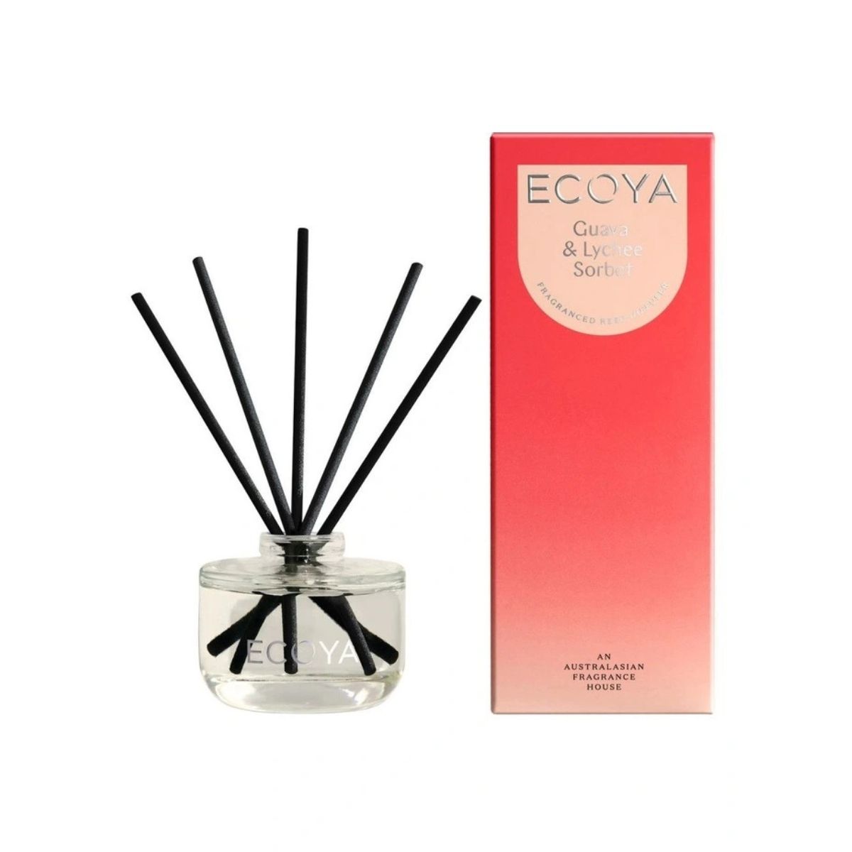 Ecoya Guava & Lychee Sorbet Mini Reed Diffuser 50ml | Minimax