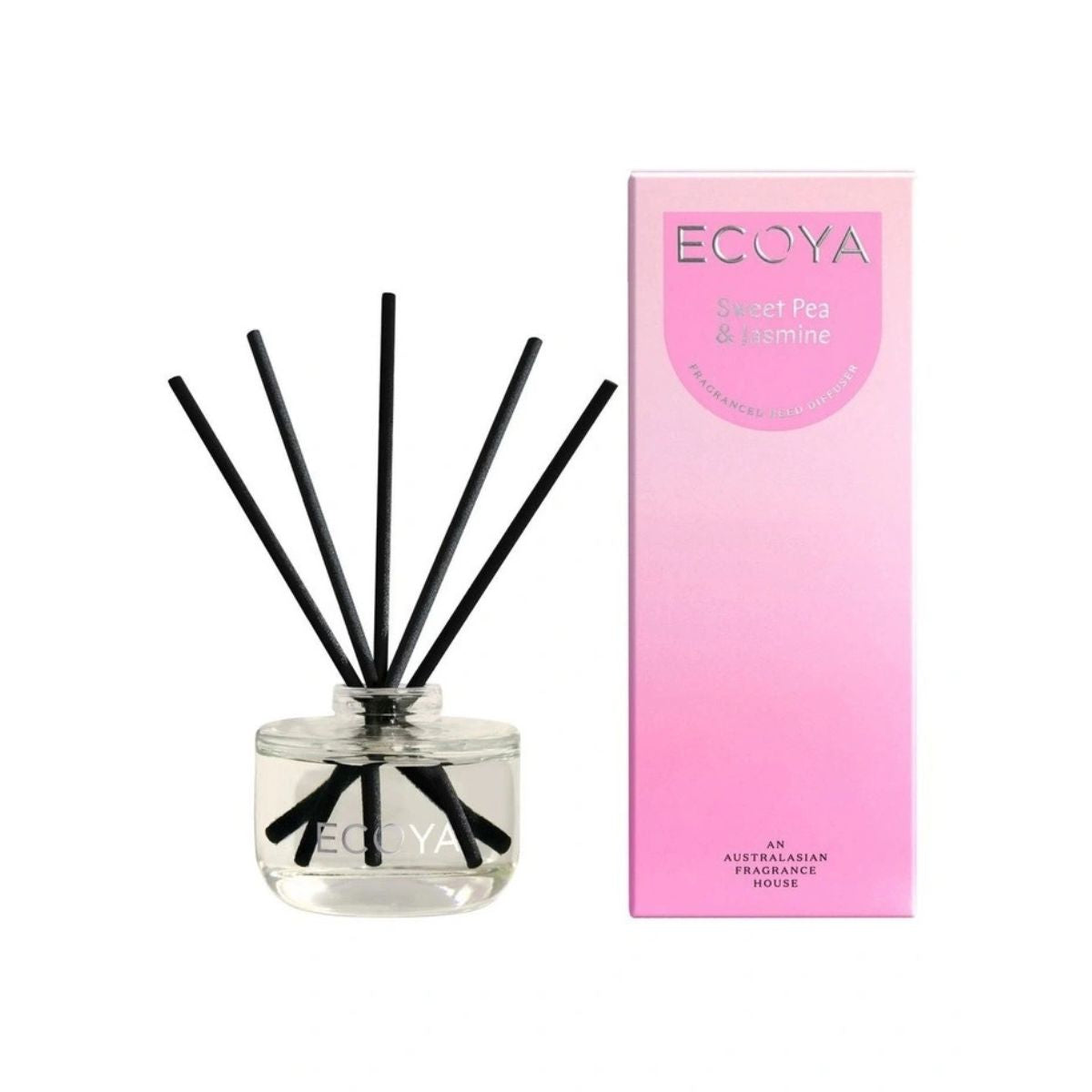 Ecoya Sweet Pea & Jasmine Mini Reed Diffuser 50ml | Minimax 