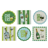 Assemble Gimlet Ceramic Coaster Assorted (Price per Item) | Minimax
