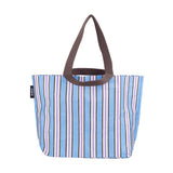 Kollab Shopper Tote Chocolate Blue Stripe | Minimax