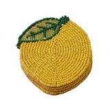 Assemble Citron Beaded Coaster 10cm (Set of 4) | Minimax
