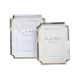Flair Gifts Silver Plated Clipped Corners Frame 5x7" | Minimax