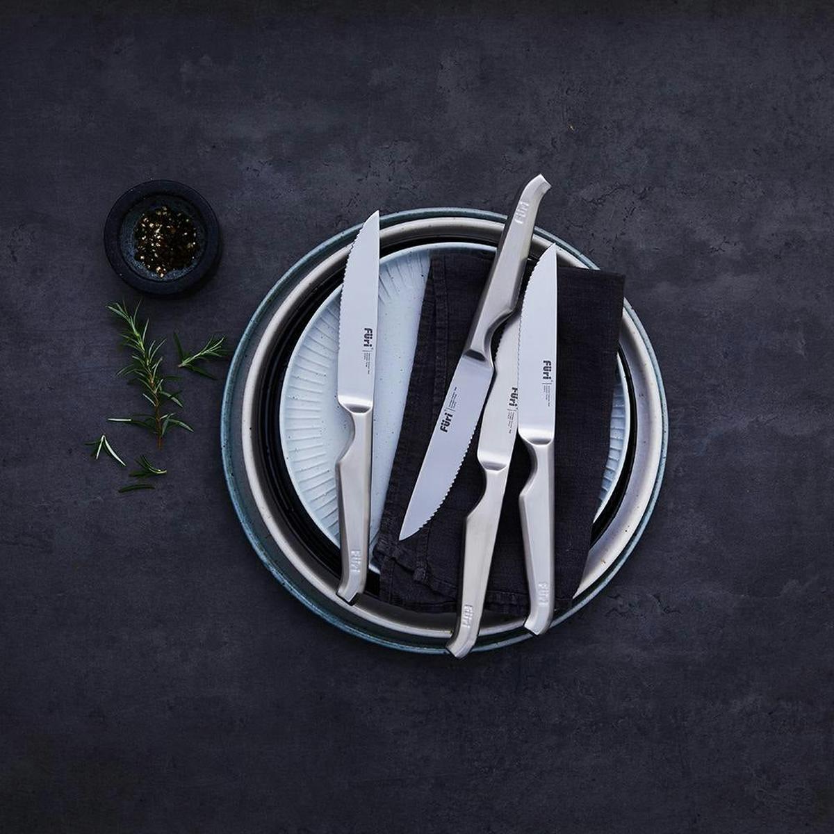 Furi Serrated Steak Knives Set 4 Piece