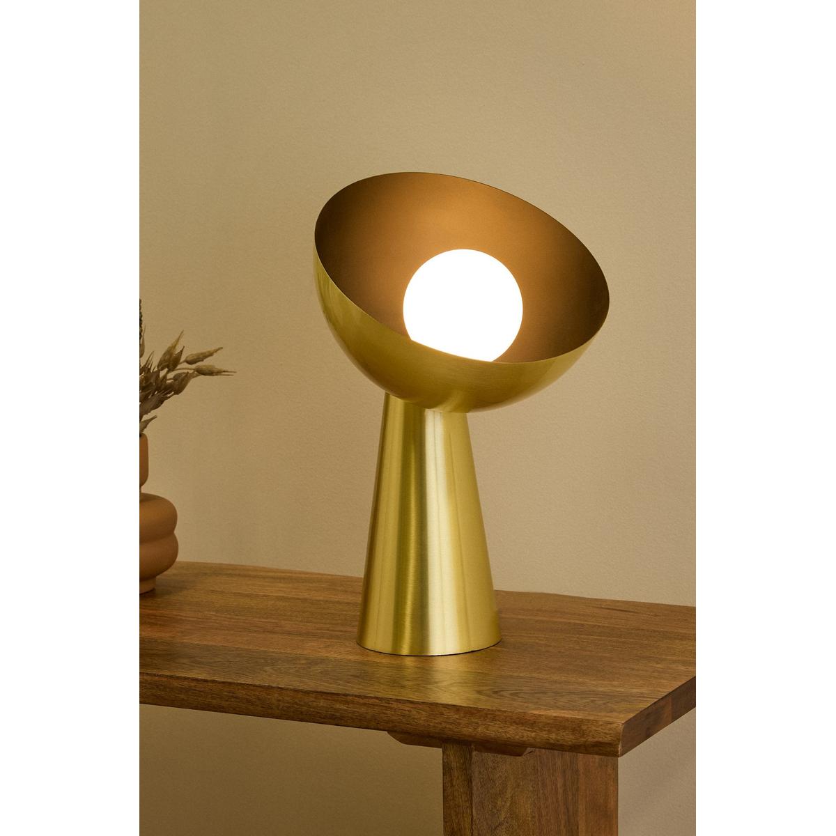Grand Designs Hugh Table Lamp Gold 25x25x37.5cm