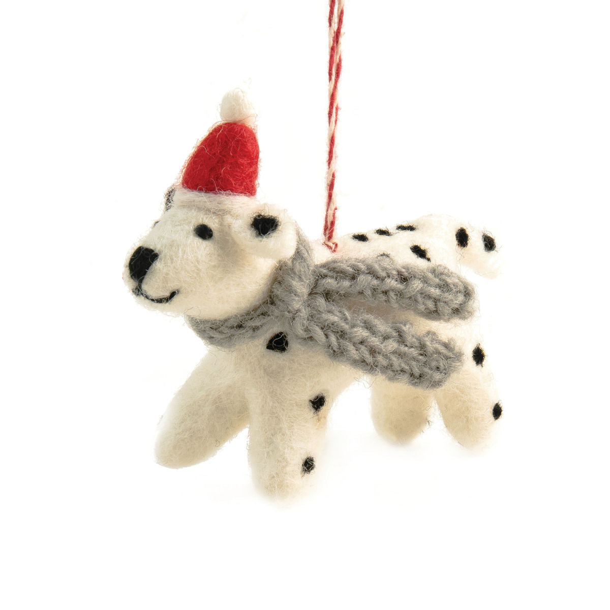 Felt Spot the Dog Christmas Ornament 8x11cm | Minimax