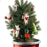 Scott Sheep Felt Christmas Ornament