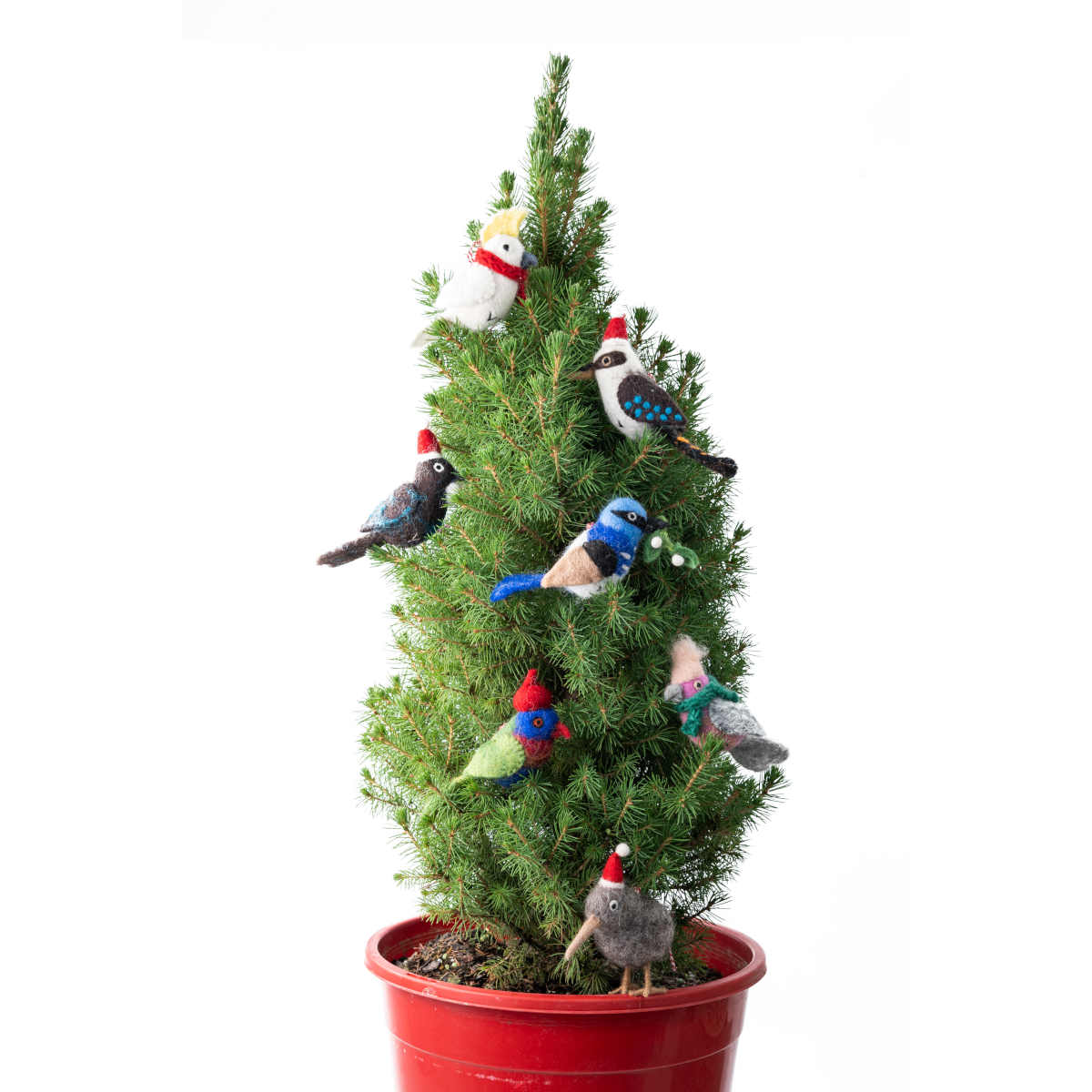 Wilma Blue Wren Felt Decor | Minimax