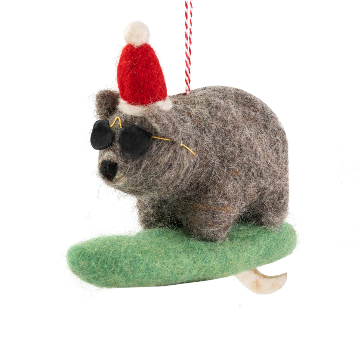 Wombat Surf Felt Decoration