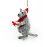 Kevin Kangaroo Felt Christmas Ornament