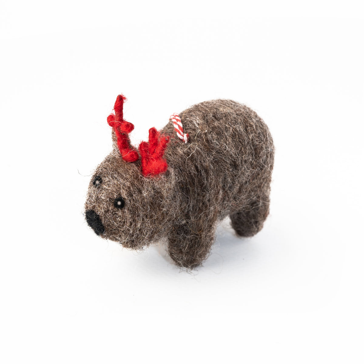 Wally Wombat Felt Christmas Ornament | Minimax