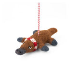 Gifted Hands Felt Pete Platypus Christmas Ornament | Minimax
