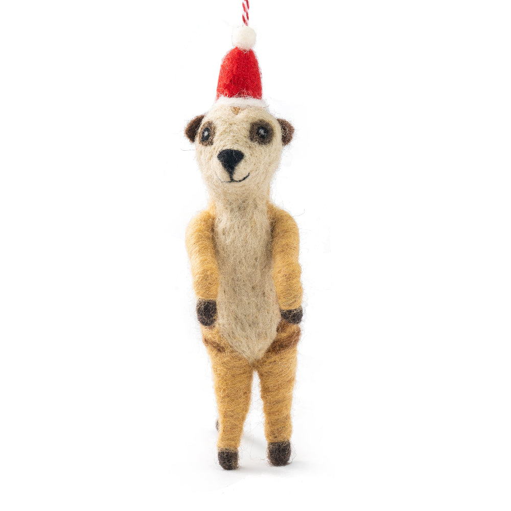 Misha Meerkat Felt Decoration