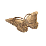Pure Christmas Regis Pewter Butterfly Tray Gold – decorative butterfly-shaped tray in gold pewter, perfect for trinkets or festive décor
