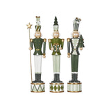 Vixen & Velvet Empere Nutcracker with Gift Green 47cm | Minimax